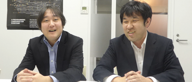 northgrid-photo-8 写真左、菊池敏幸社長。写真右、清水宣幸取締役