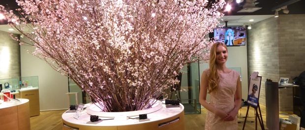 sonycreatorsnight_58 ソニーストアに桜が咲いています