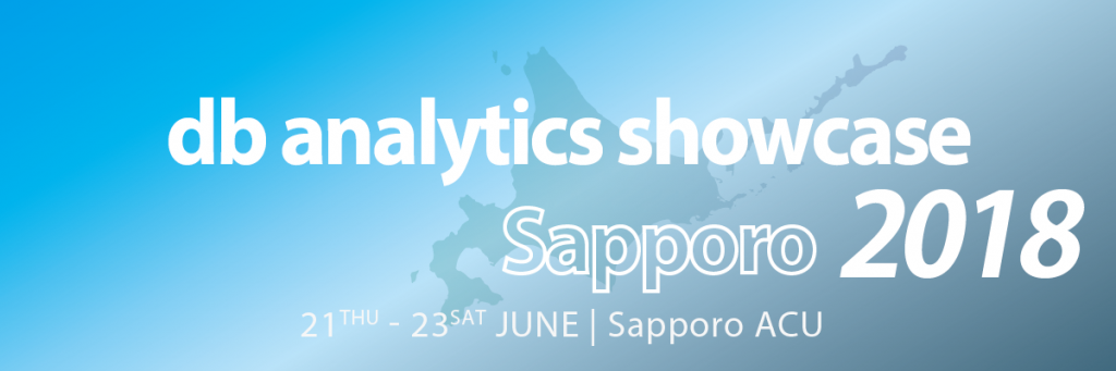Sapporo2018 db analytics showcase Sapporo 2018