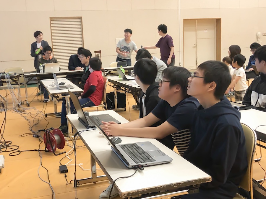 U-16プログラミングコンテスト釧路大会の様子